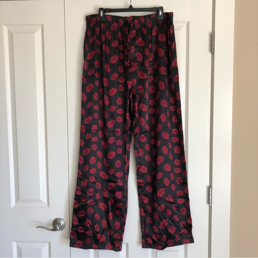 Joe Boxer Novelty Lips Silky Pajama Pants